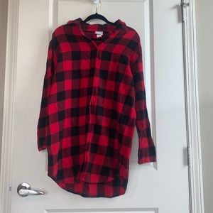Buffalo check flannel dress